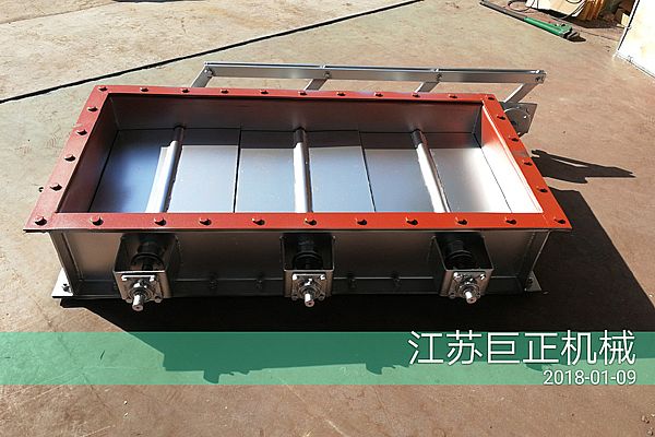 方形擋板門（寬2m）完工，待包裝發(fā)貨
