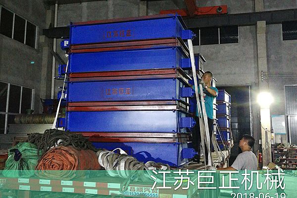 方形擋板門（寬10m）已完工，待發(fā)往預定客戶