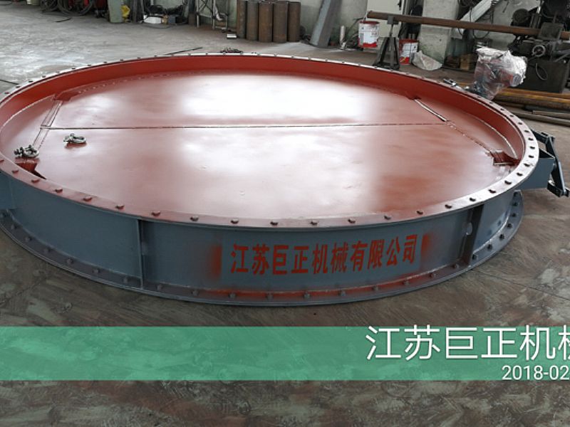 圓形擋板門（直徑270cm）完工了，準備發(fā)往江西客戶